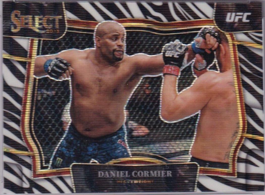 Daniel Cormier 2023 Panini Select UFC Octagonside #218 Zebra