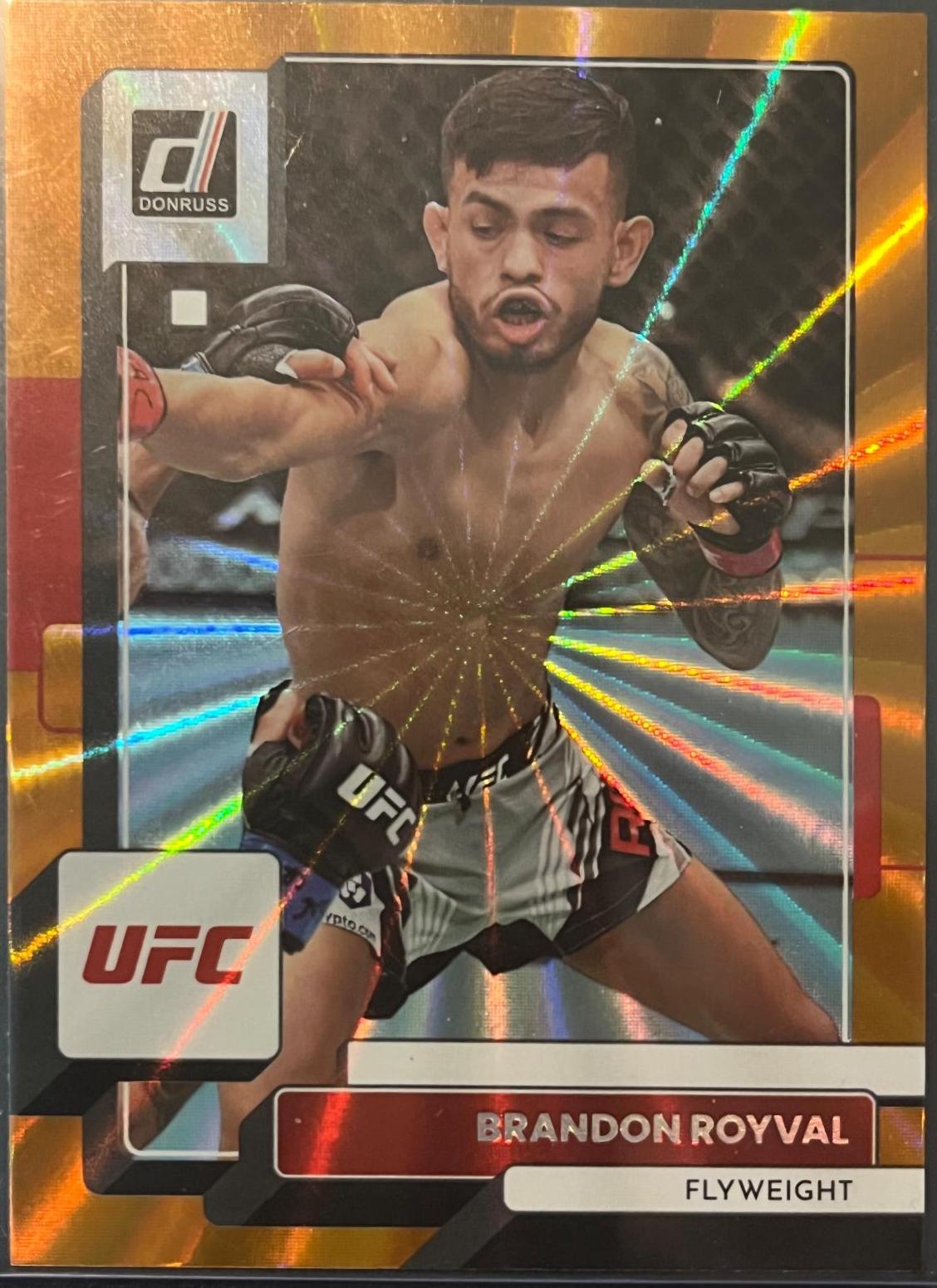Brandon Royval 2023 Panini Donruss UFC Base #88 Orange Laser
