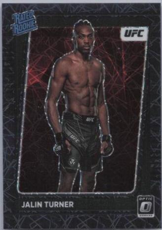 Jalin Turner 2022 Panini Donruss Optic UFC Base #114 Black Velocity