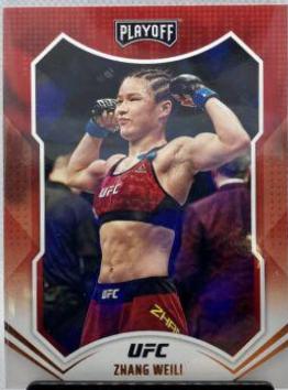 Zhang Weili 2022 Panini Chronicles UFC Base Playoff #161 Bronze