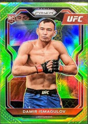 Damir Ismagulov 2021 Panini Prizm UFC Base #60 Neon Green