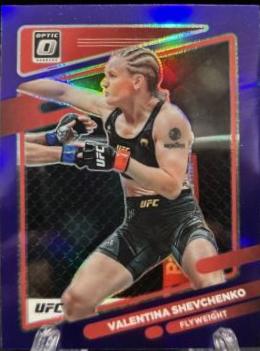 Valentina Shevchenko 2022 Panini Donruss Optic UFC Base #41 Purple