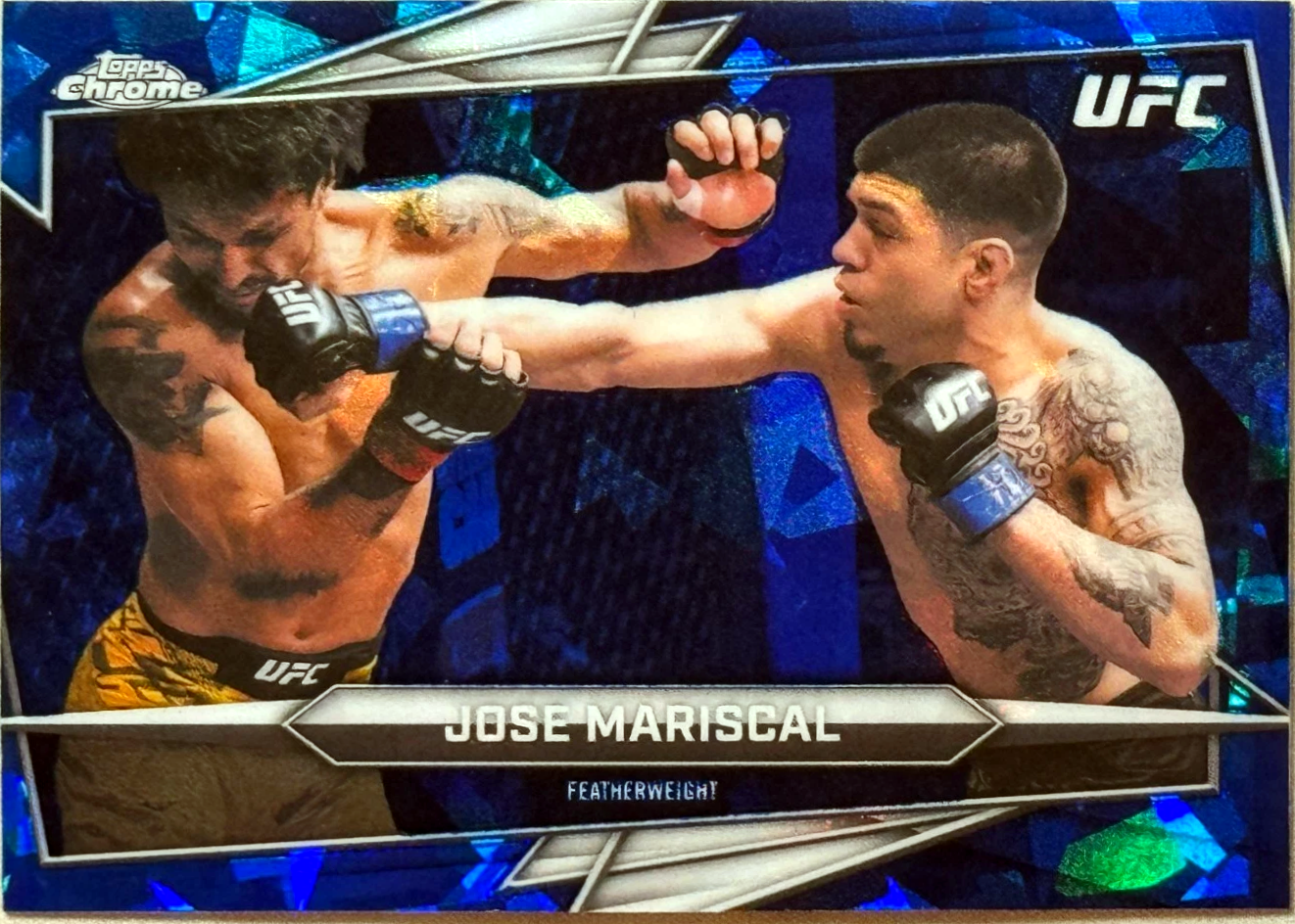 Jose Mariscal 2026 Topps Chrome Sapphire UFC Base #130 Red Sapphire