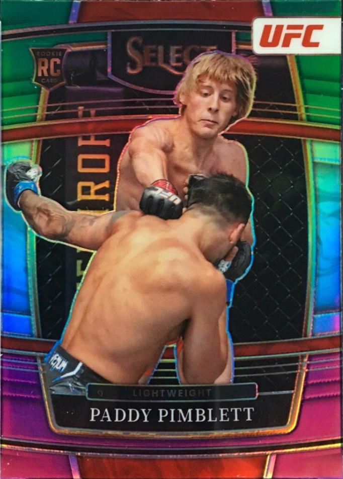 Paddy Pimblett 2022 Panini Select UFC Concourse #61 Green and Purple