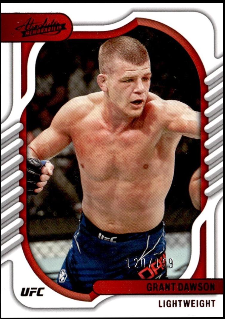 Grant Dawson 2023 Panini Chronicles UFC Base Absolute #128 Red