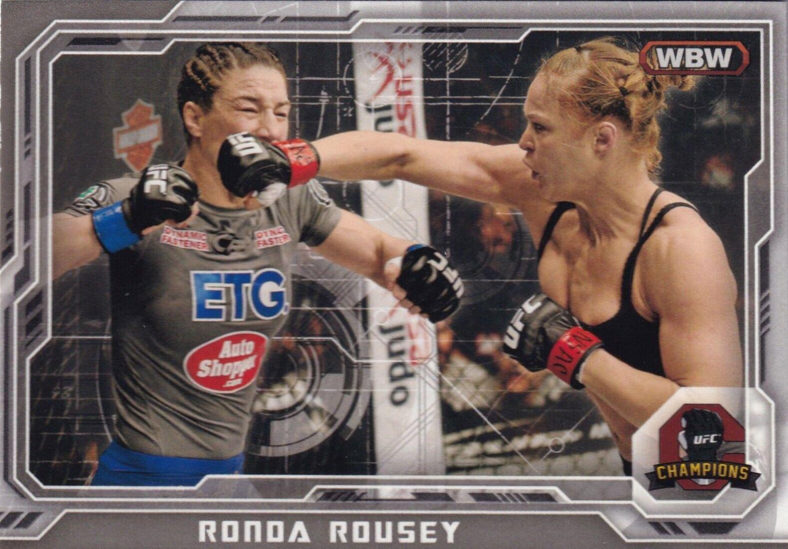 Ronda Rousey 2014 Topps UFC Champions Base #76 Silver