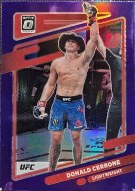 Donald Cerrone 2022 Panini Donruss Optic UFC Base #33 Purple