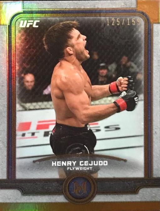 Henry Cejudo 2019 Topps UFC Museum Collection Base #49 Copper