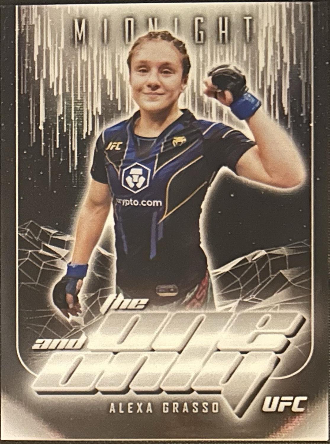 Alexa Grasso 2024 Topps Midnight UFC The One and Only #TO-26 Moon Beam