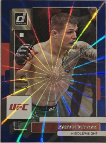 Marvin Vettori 2023 Panini Donruss UFC Base #85 Blue Laser