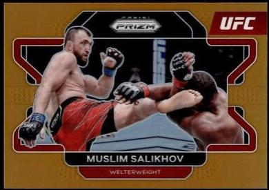 Muslim Salikhov 2022 Panini Prizm UFC Base #38 Orange