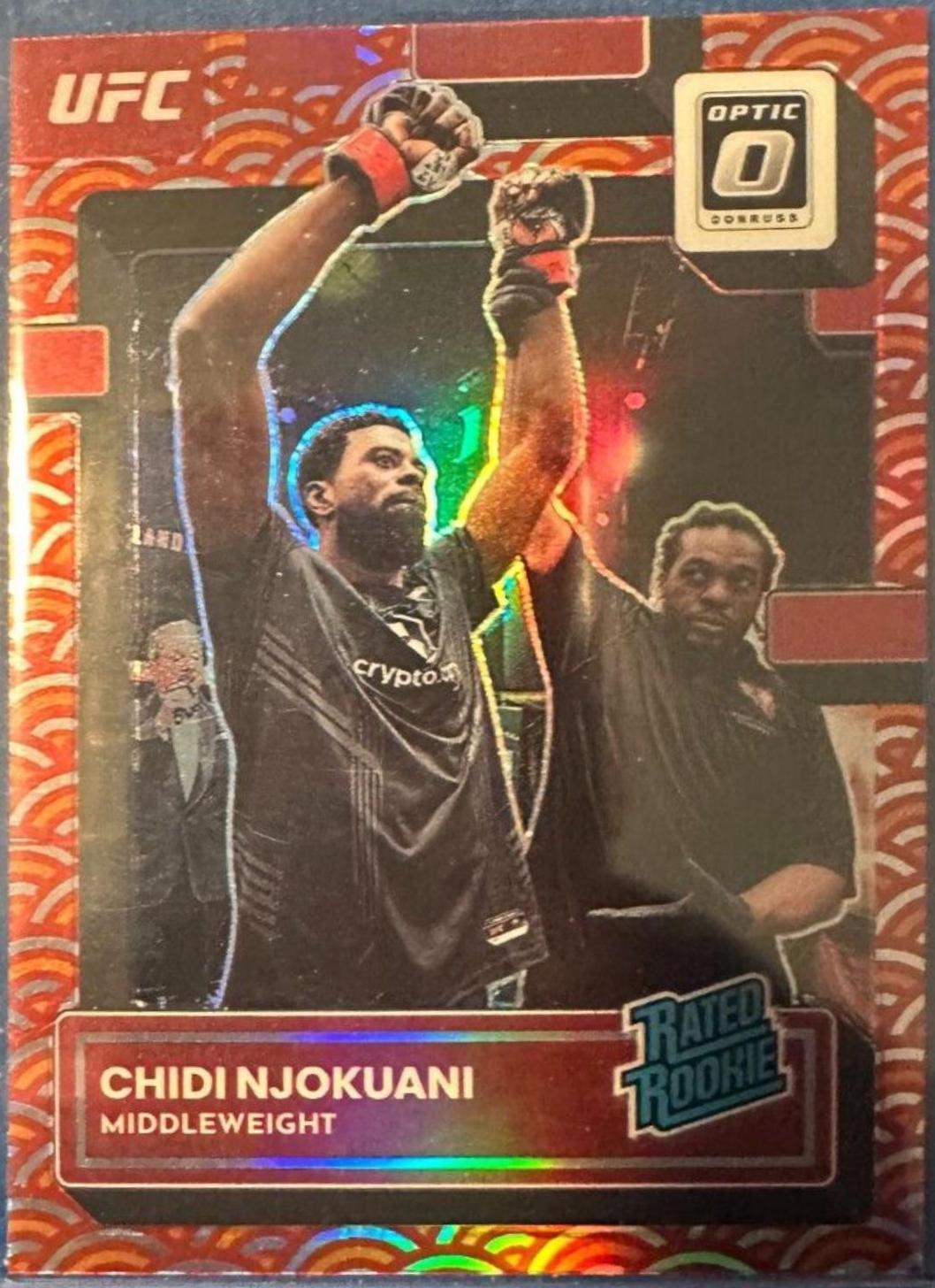Chidi Njokuani 2023 Panini Donruss Optic UFC Base #102 Photon