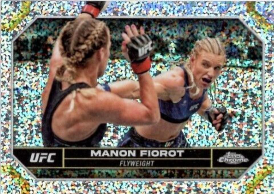 Manon Fiorot 2024 Topps Chrome UFC Base #120 Speckle Refractor