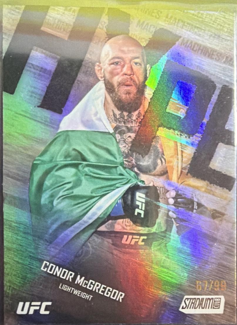 Conor McGregor 2025 Topps Stadium Club UFC Hype Machines #HM-4 Black