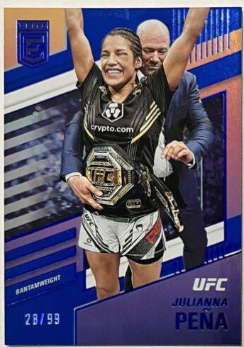 Julianna Peña 2022 Panini Chronicles UFC Base Elite #251 Blue