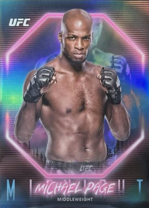 Michael Page 2025 Topps Midnight UFC Base #34 Midnight