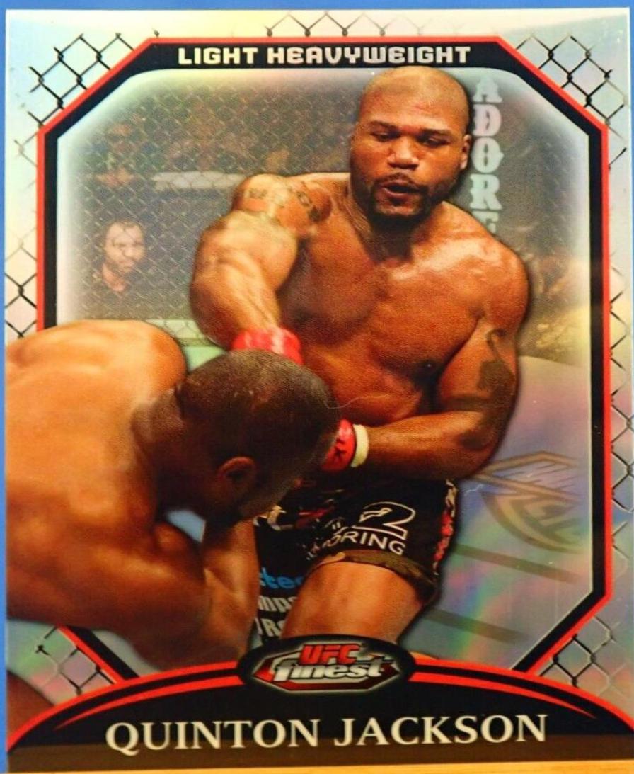 Quinton Jackson 2011 Topps Finest UFC Base #27 Refractor