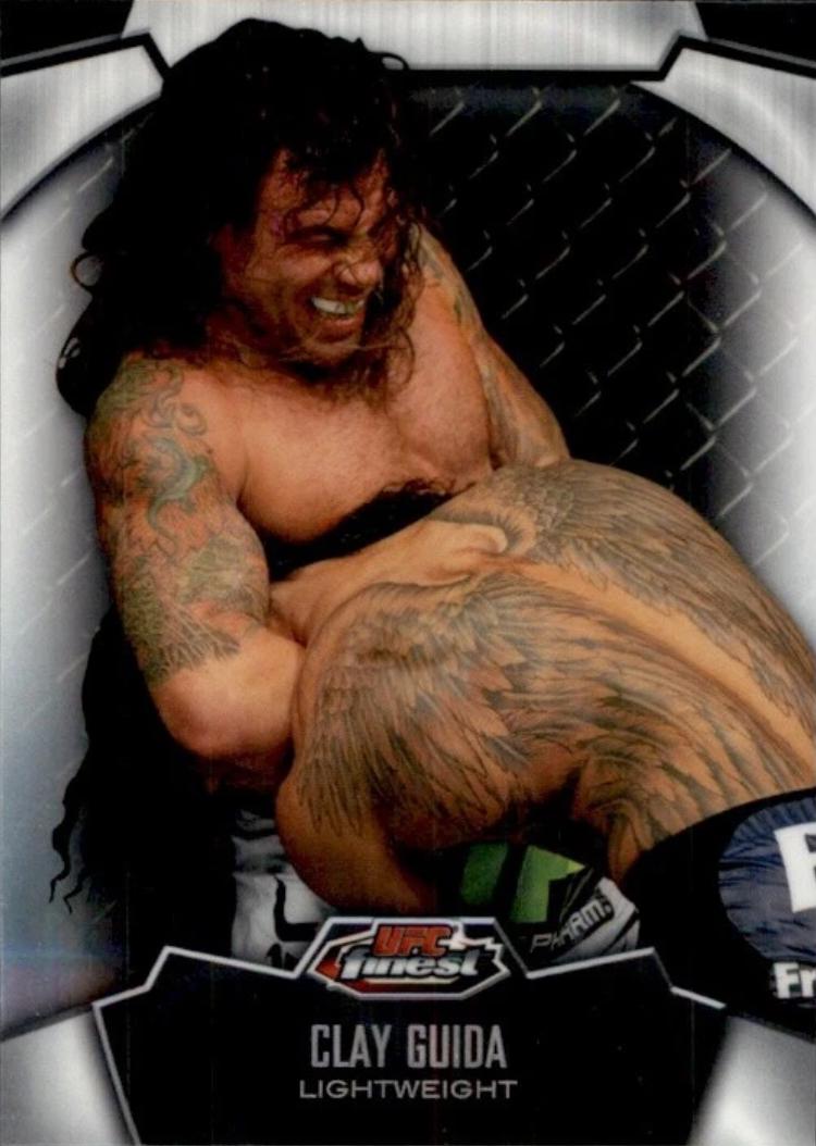 Clay Guida 2012 Topps Finest UFC Base #31 Refractor