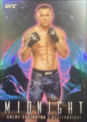 Colby Covington 2024 Topps Midnight UFC Base #93 Topps Industry Conference Promo