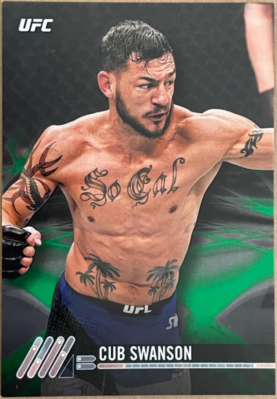 Cub Swanson 2017 Topps UFC Knockout Base #92 Green