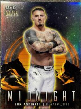 Tom Aspinall 2024 Topps Midnight UFC Base #34 Dusk