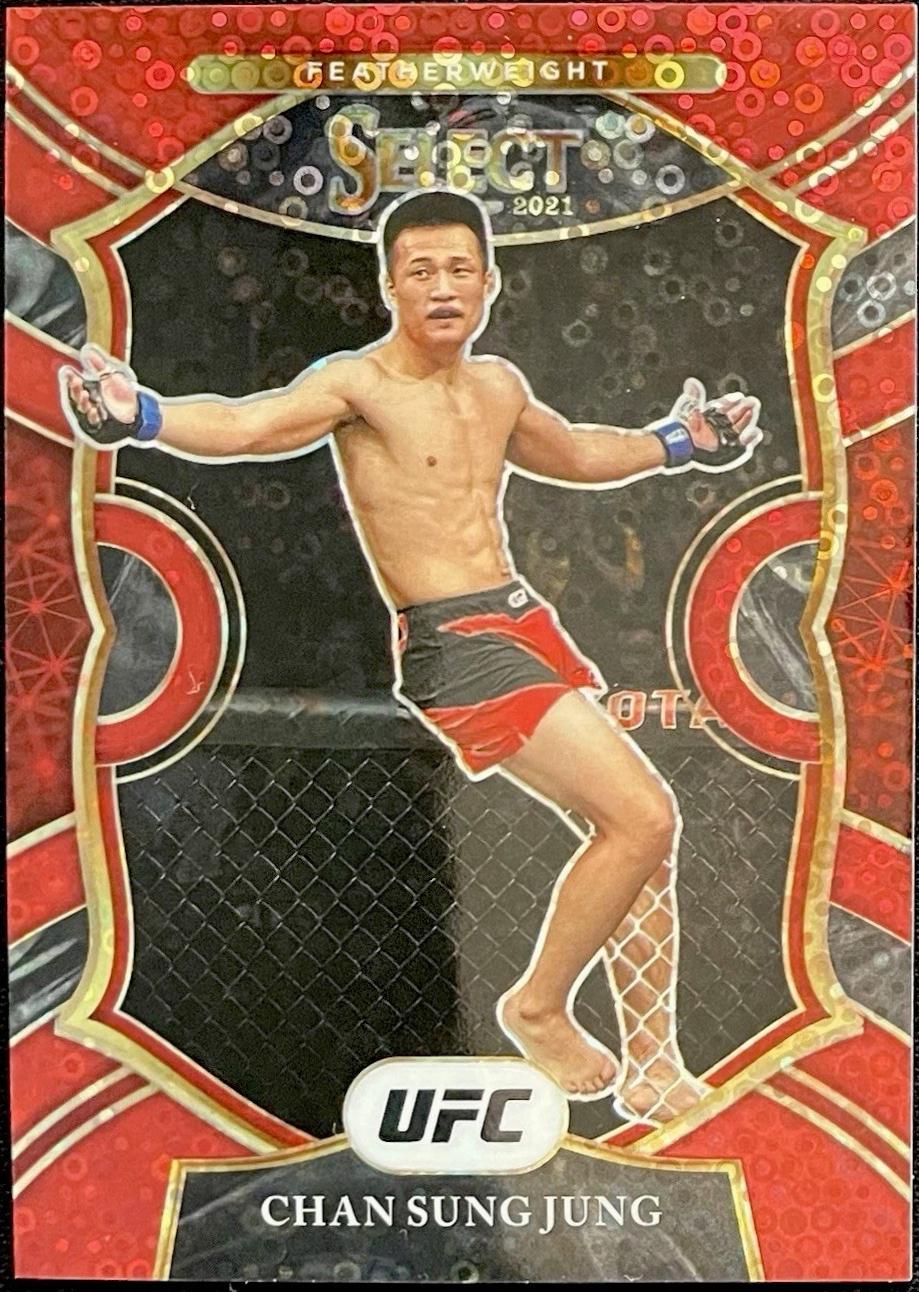 Chan Sung Jung 2021 Panini Select UFC Concourse #58 Red Disco