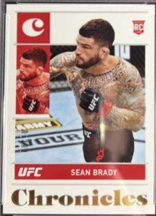 Sean Brady 2022 Panini Chronicles UFC Base Chronicles #94 Gold
