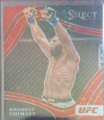 Khamzat Chimaev 2022 Panini Select UFC Octagonside #277 Blue