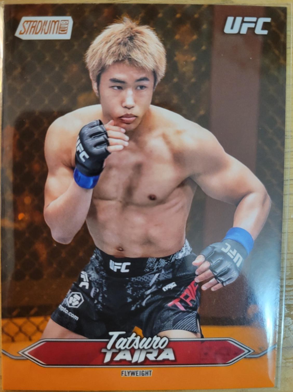 Tatsuro Taira 2025 Topps Stadium Club UFC Base #58 Orange