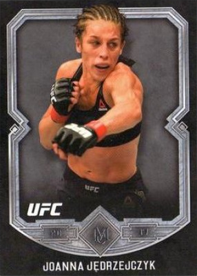 Joanna Jędrzejczyk 2017 Topps Museum Collection UFC Base #8 Sapphire