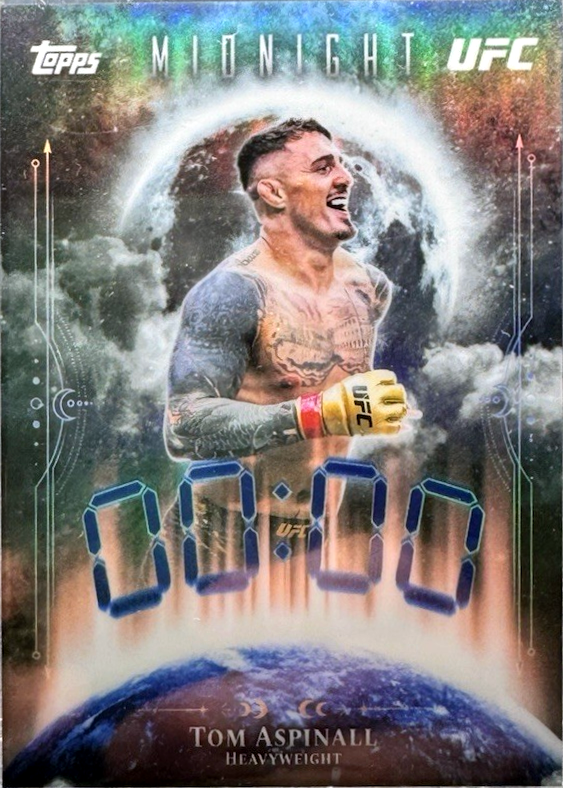 Tom Aspinall 2026 Topps Midnight UFC Zero Hour #ZH-1 Black Light