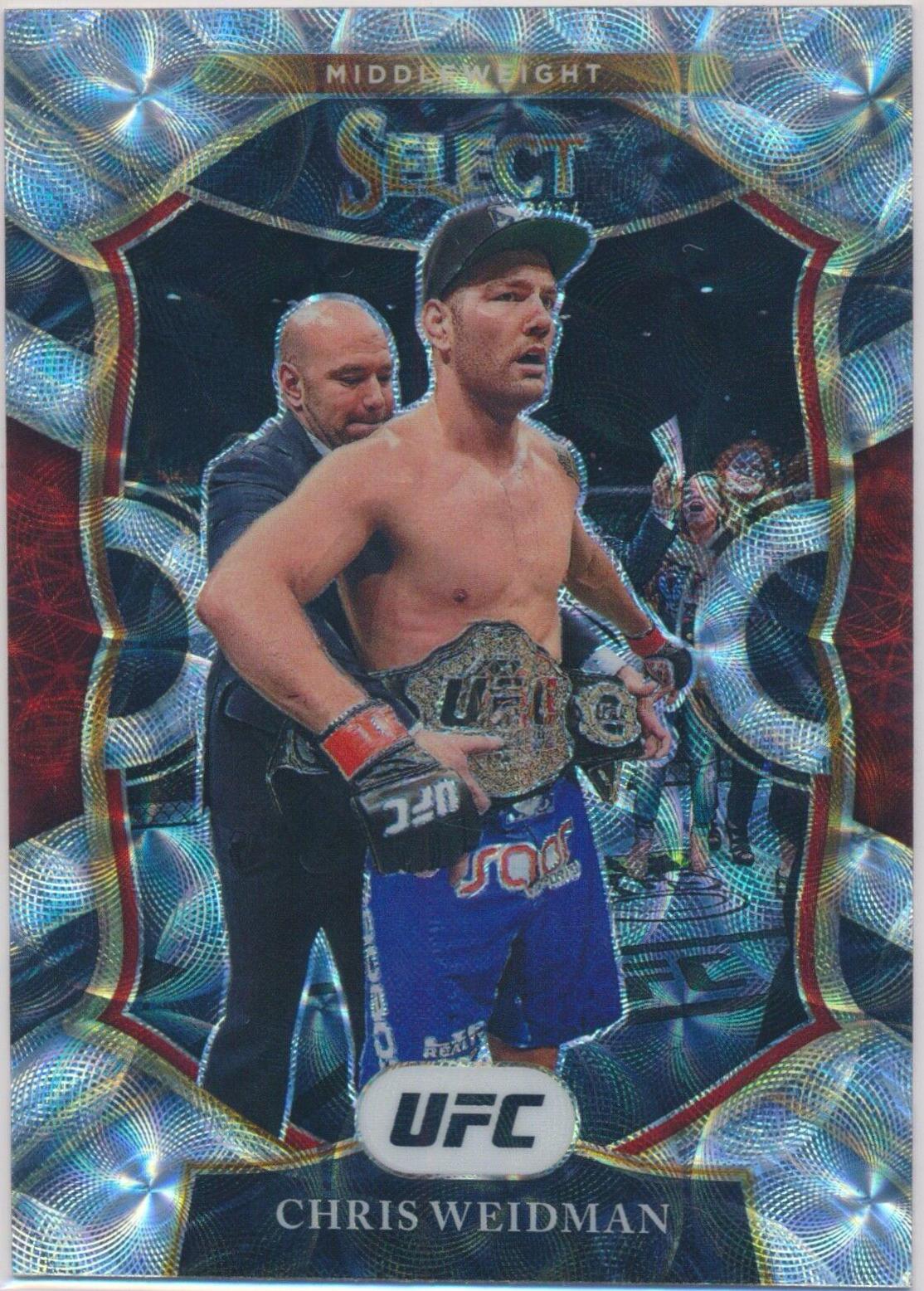 Chris Weidman 2021 Panini Select UFC Concourse #78 Scope