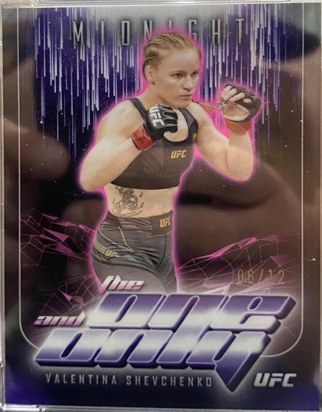 Valentina Shevchenko 2024 Topps Midnight UFC The One and Only #TO-16 Midnight