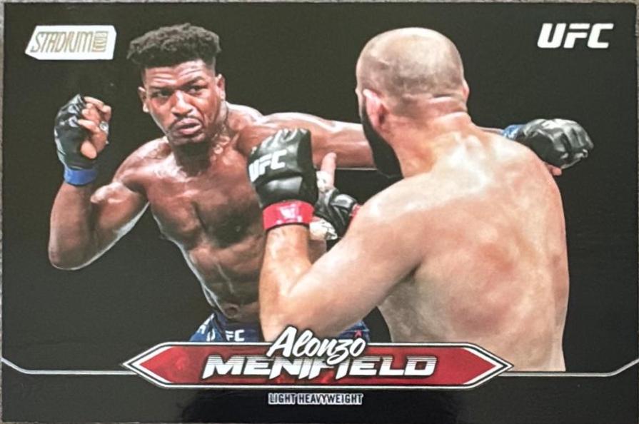 Alonzo Menifield 2025 Topps Stadium Club UFC Base #142 Black
