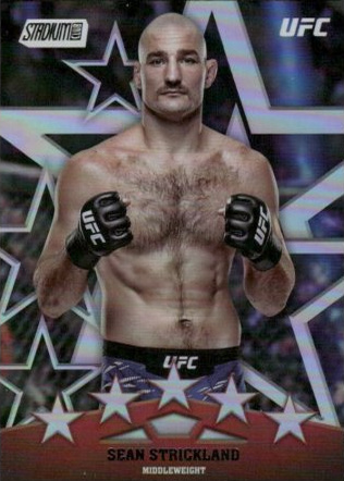 Sean Strickland 2025 Topps Stadium Club UFC Special Forces #SF-23 Red