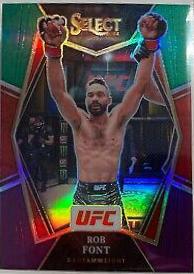 Rob Font 2022 Panini Select UFC Premier Level #122 Green and Purple