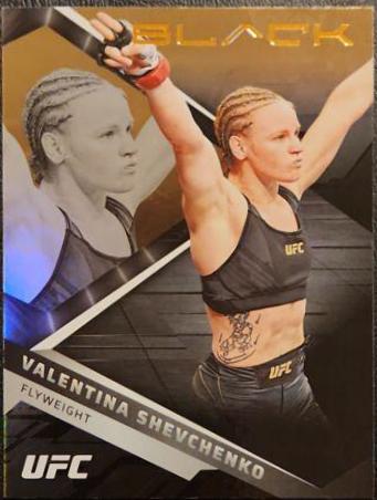 Valentina Shevchenko 2022 Panini Chronicles UFC Base Black #206 Bronze