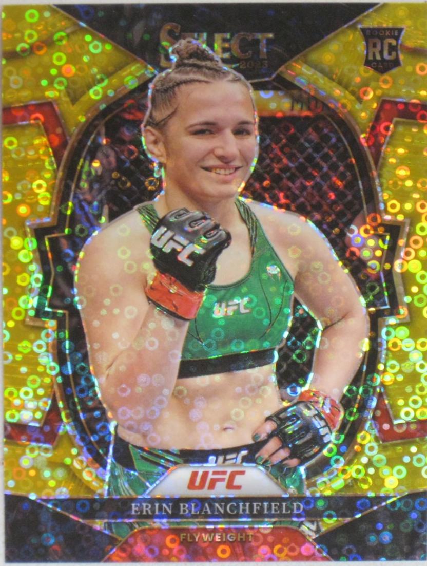 Erin Blanchfield 2023 Panini Select UFC Concourse #14 Gold Disco