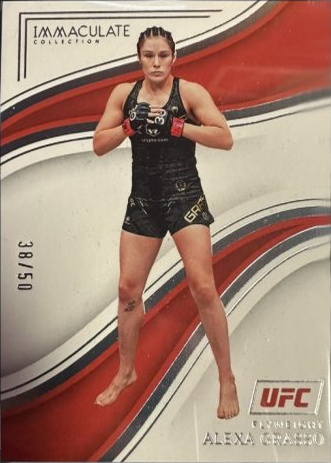 Alexa Grasso 2023 Panini Immaculate Collection UFC Base #43 Green