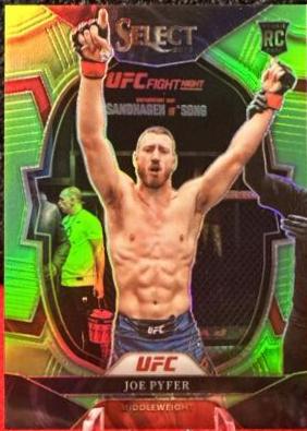 Joe Pyfer 2023 Panini Select UFC Concourse #66 Neon Green