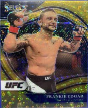 Frankie Edgar 2021 Panini Select UFC Octagonside #223 Gold Disco