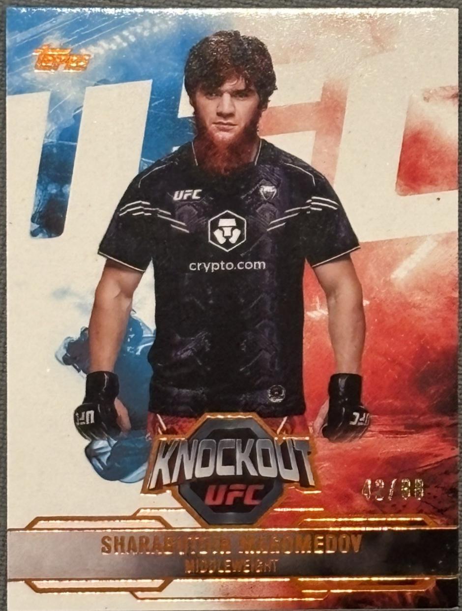 Shara Magomedov 2025 Topps Knockout UFC Base #96 Lime Green