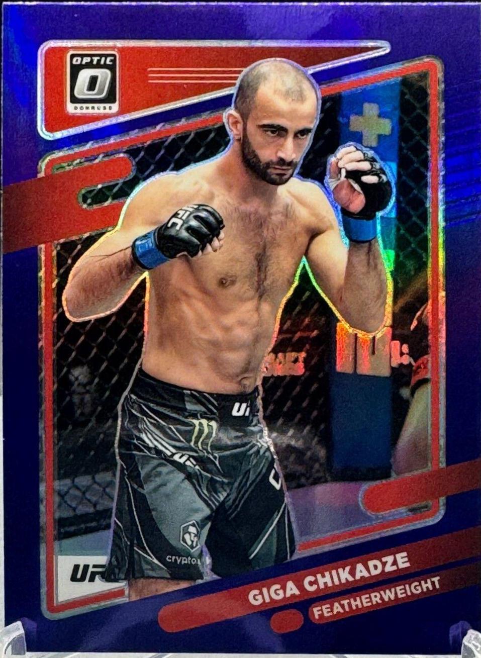 Giga Chikadze 2022 Panini Donruss Optic UFC Base #29 Purple