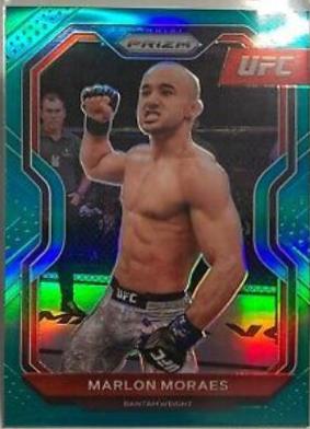 Marlon Moraes 2021 Panini Prizm UFC Base #57 Teal