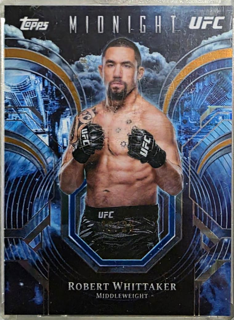 Robert Whittaker 2026 Topps Midnight UFC Night Watch #PC-23 Moonrise