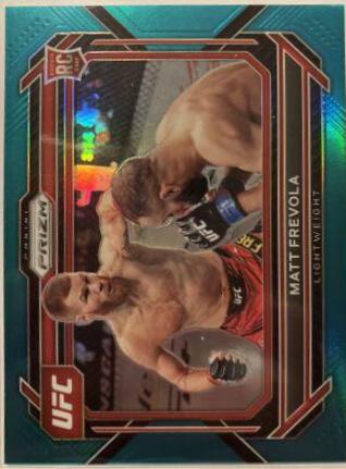 Matt Frevola 2023 Panini Prizm UFC Base #59 Teal