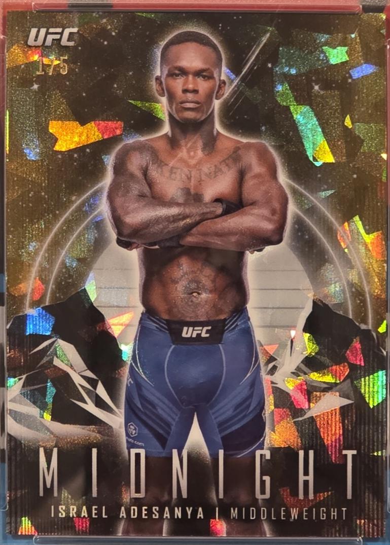 Israel Adesanya 2024 Topps Midnight UFC Base #67 Daybreak