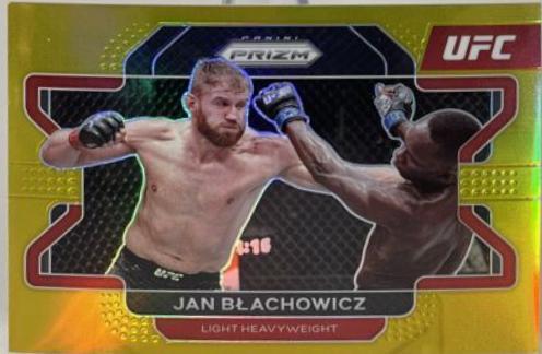 Jan Błachowicz 2022 Panini Prizm UFC Base #43 Gold