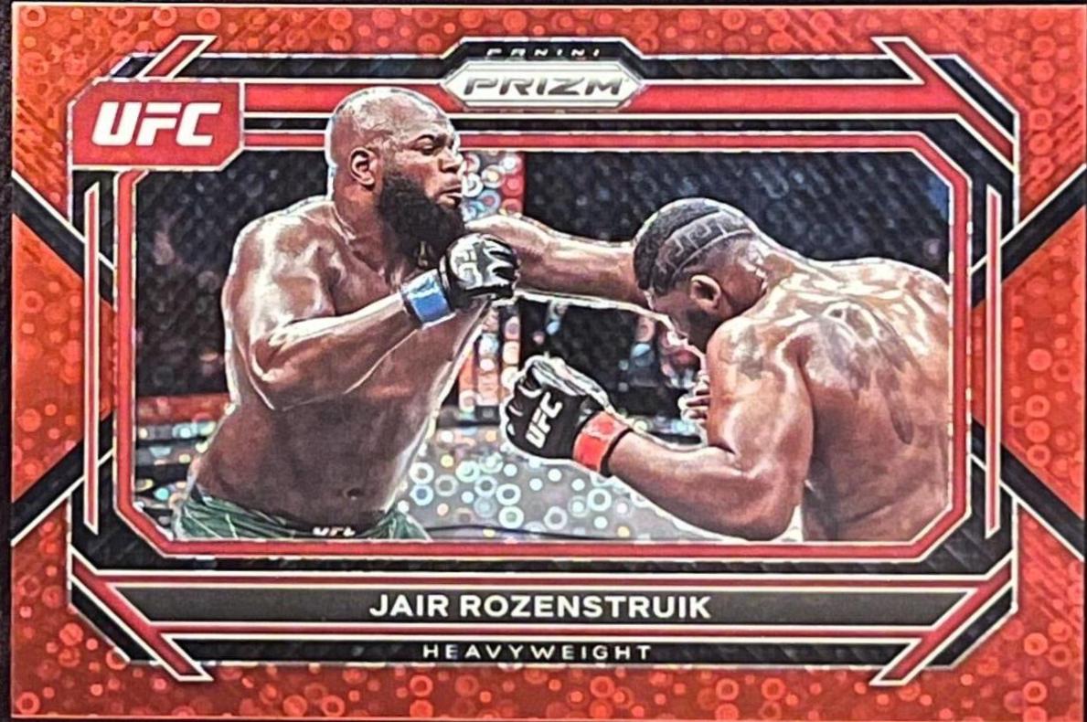 Jairzinho Rozenstruik 2023 Panini Prizm Under Card UFC Base #4 Red