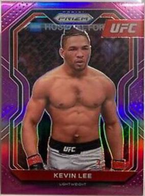 Kevin Lee 2021 Panini Prizm UFC Base #95 Purple